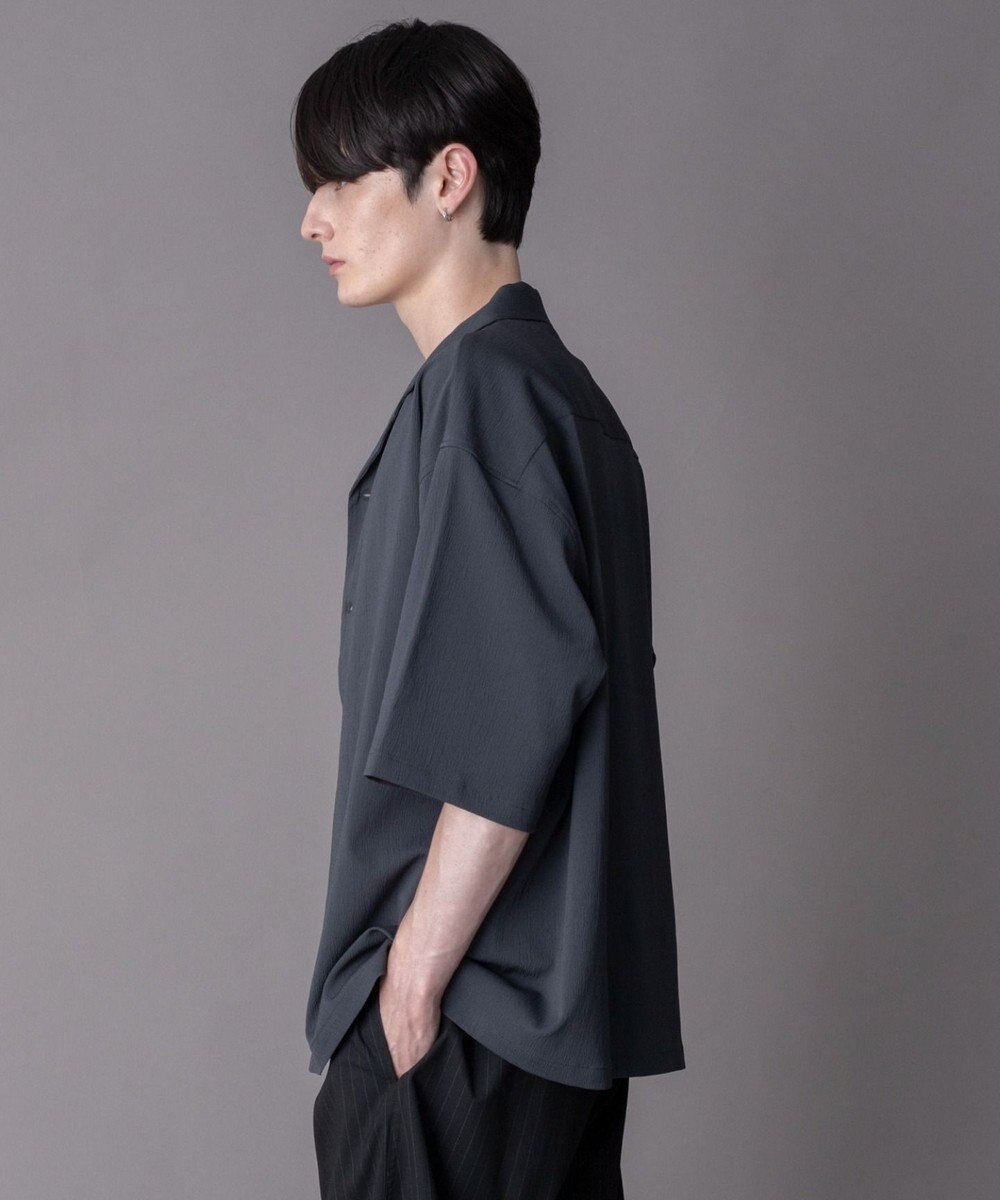 WEGO 【ユニセックス着用ITEM】クレープオープンカラーシャツ（SS） 