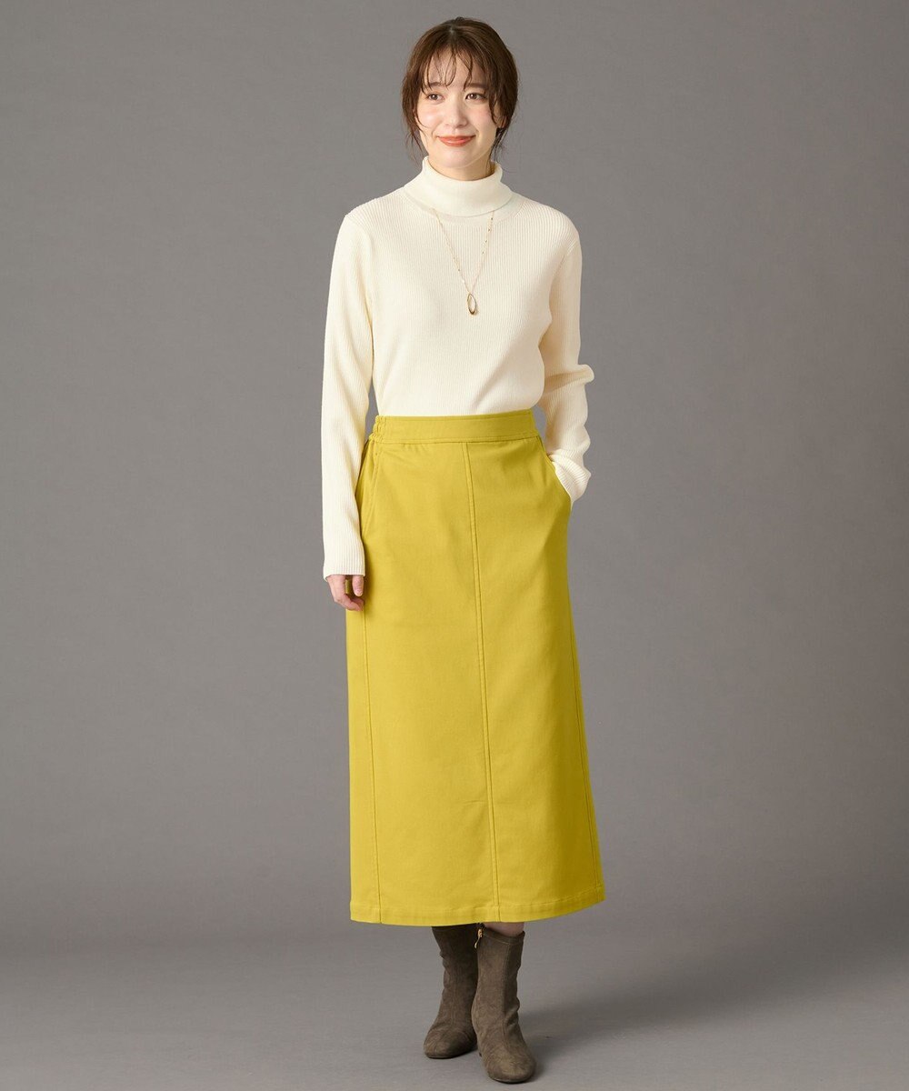 ANY 【洗濯機可】ウォームニットリブタートルネック 