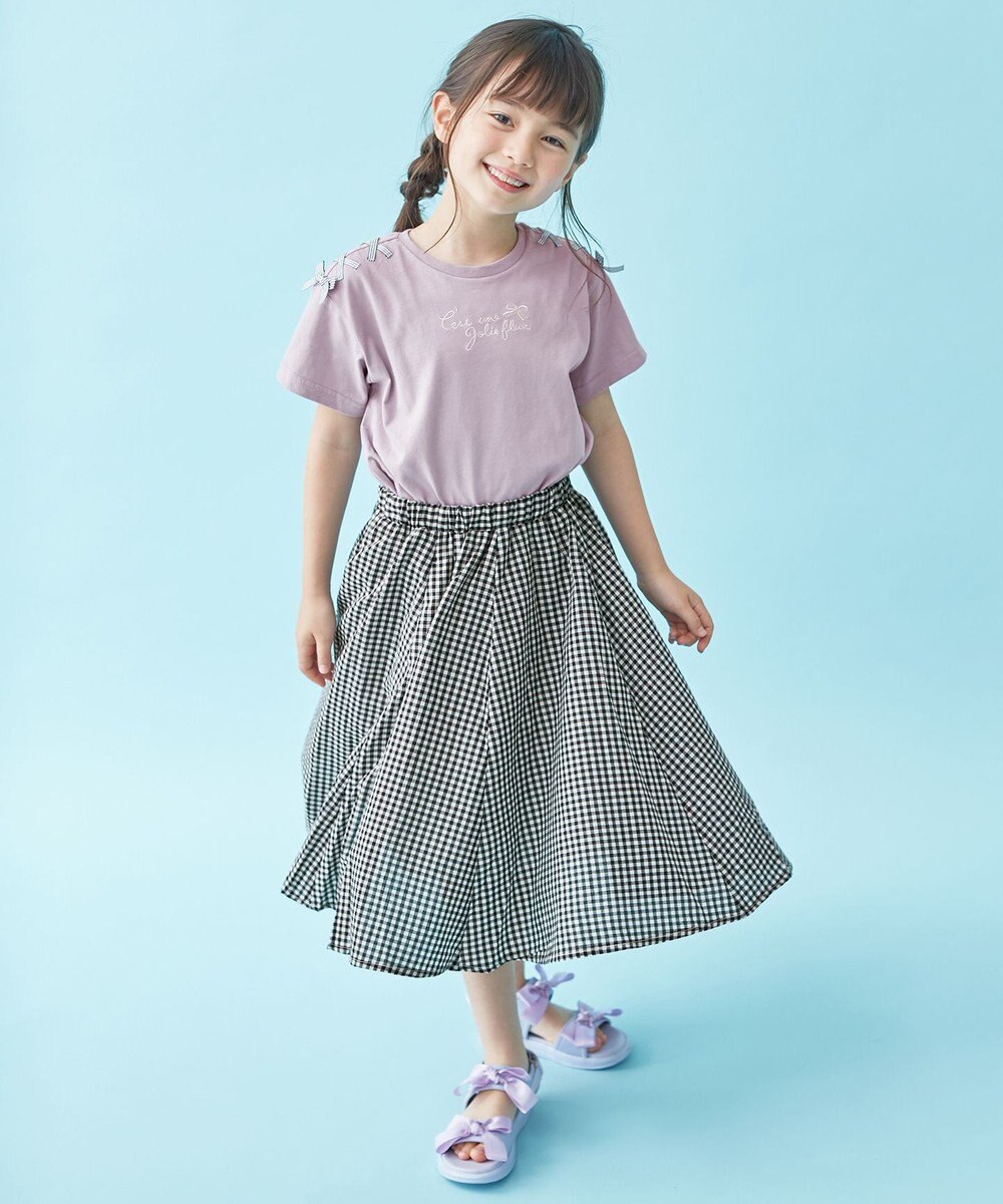 ANY KIDS シャンブレーライクスカート 