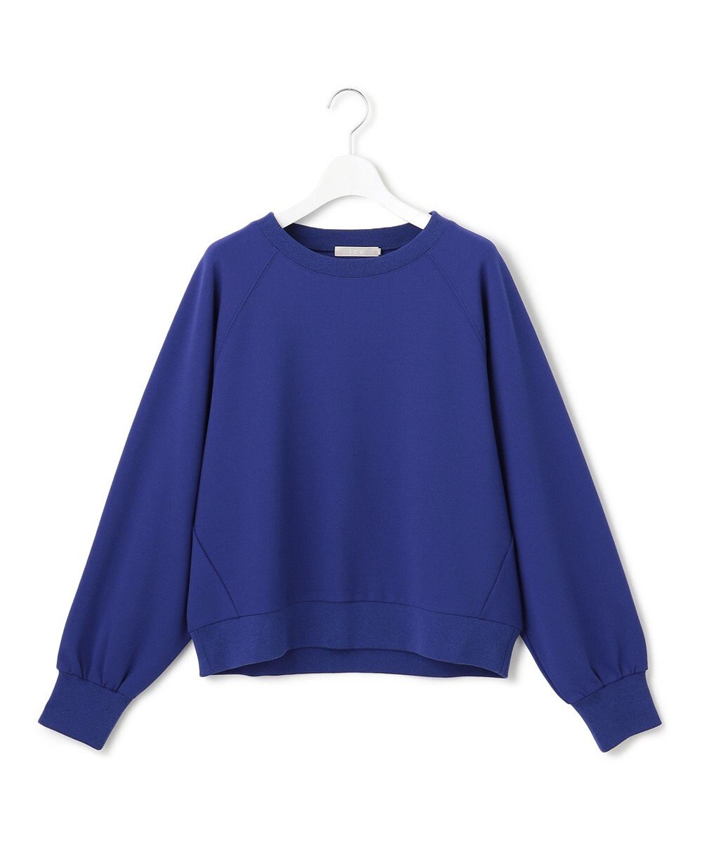 ICB L 【洗える】ジョーゼットジャージー  ドルマンスリーブプルオーバー 