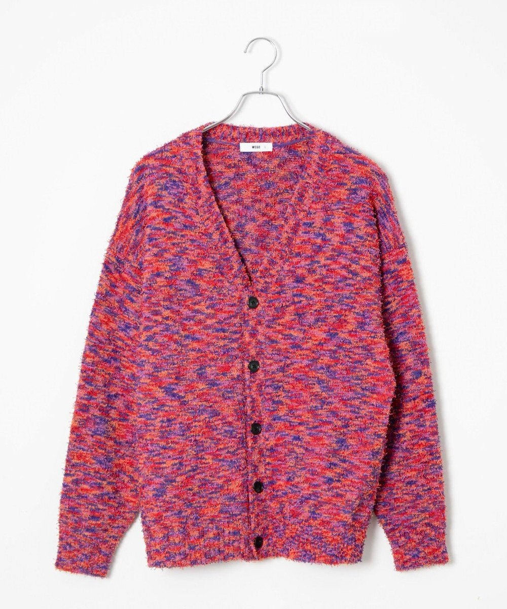 WEGO ツイストブークレカーディガン 