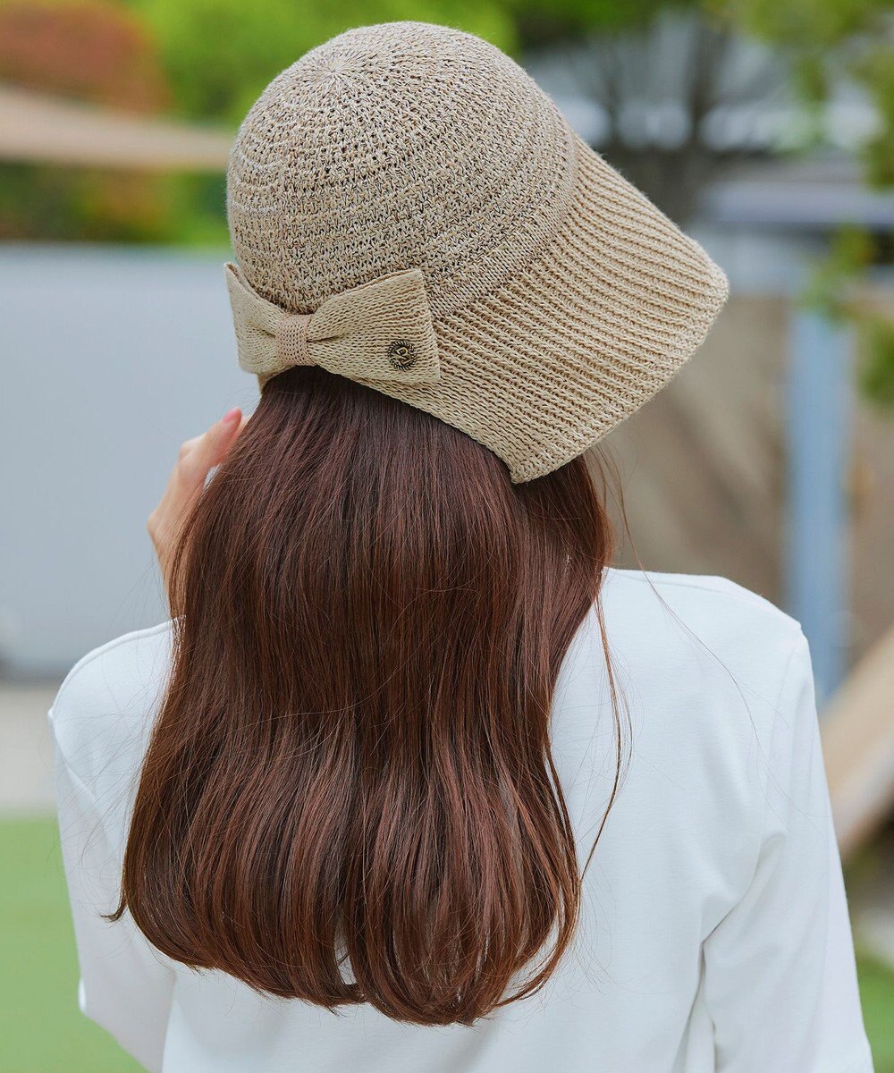 Tiaclasse リボンニットバケットハット 