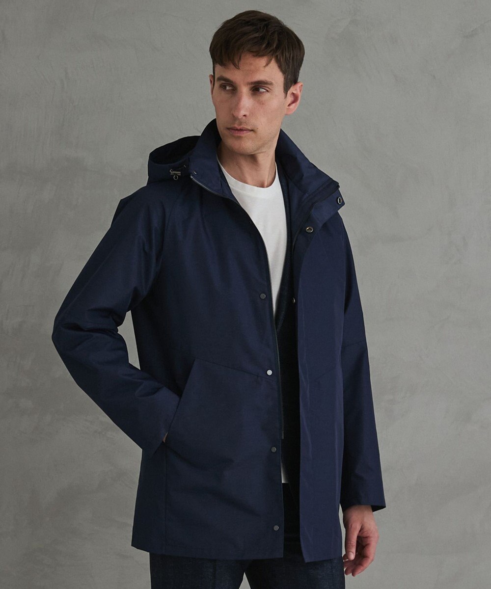 GOTAIRIKU ダウンライナー装着可【仕事で着用可】メランジシャンブレー スプリングブルゾン(26年モデル) 