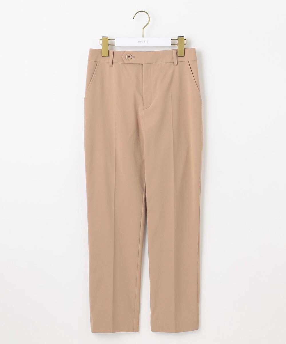 ANY SIS 【ストレッチ・接触冷感・撥水・UVカット・洗える】エアリーストレッチ テーパードパンツ 