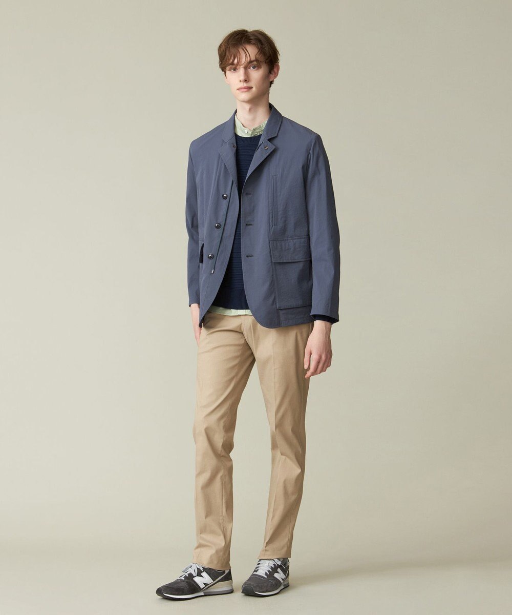 J.PRESS MEN 【ハイパワーストレッチ / ウォッシャブル可】シャンブレードビー パンツ 