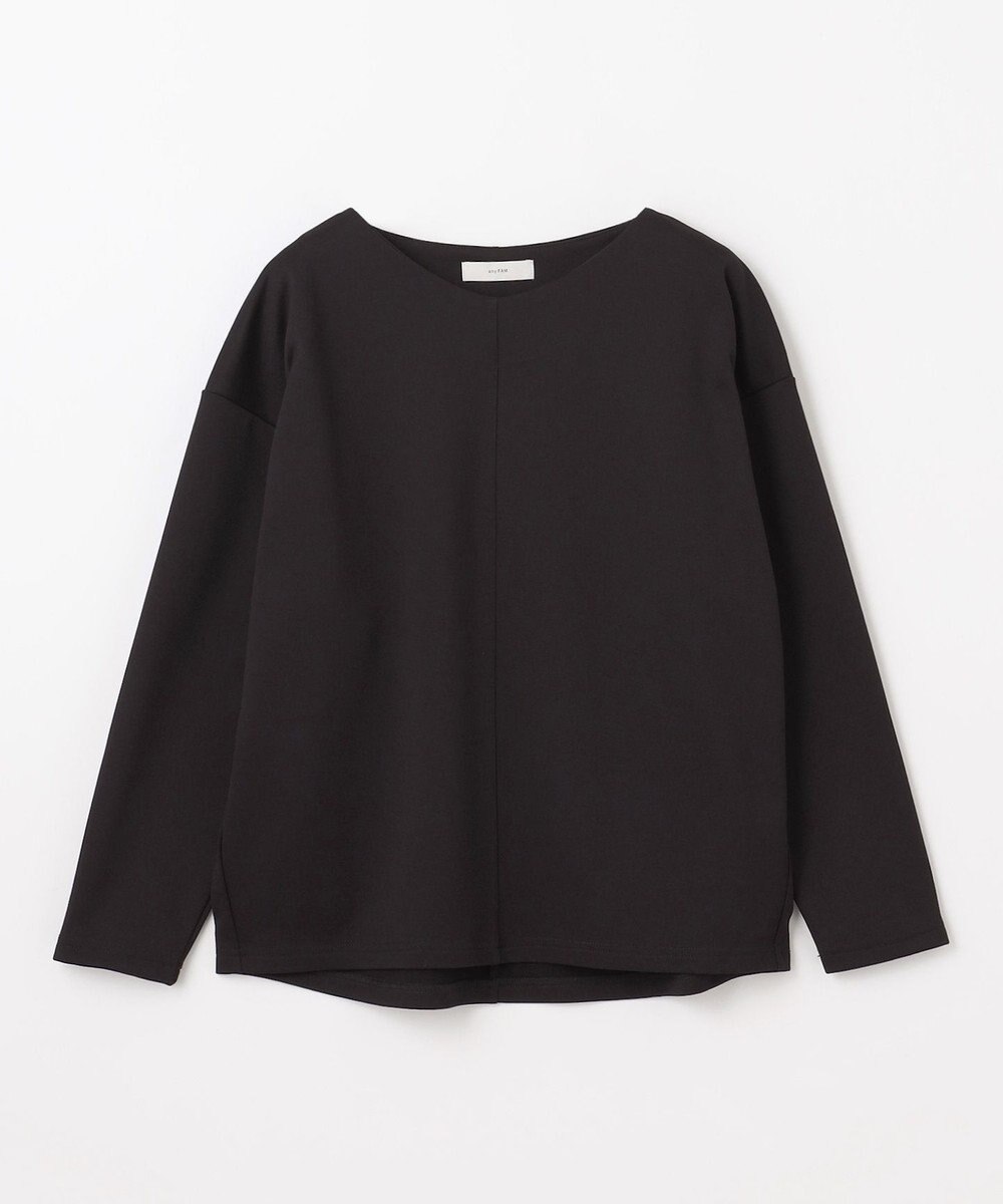 ANY 【洗濯機可】ジョーゼット裏起毛Vネックプルオーバー 