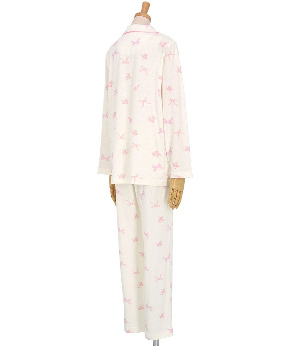 Wing パジャマ 綿100%(本体) 3Lまで対応 大きいサイズ 長袖 長ズボン レディース EP7049 ウイング／ワコール 