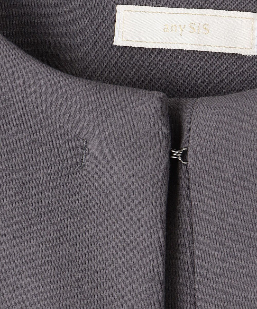 ANY SIS 【洗える】ノーカラーダンボール ブルゾン 