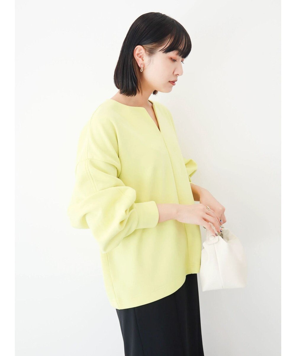 Green Parks キーネックダンボールプルオーバー 