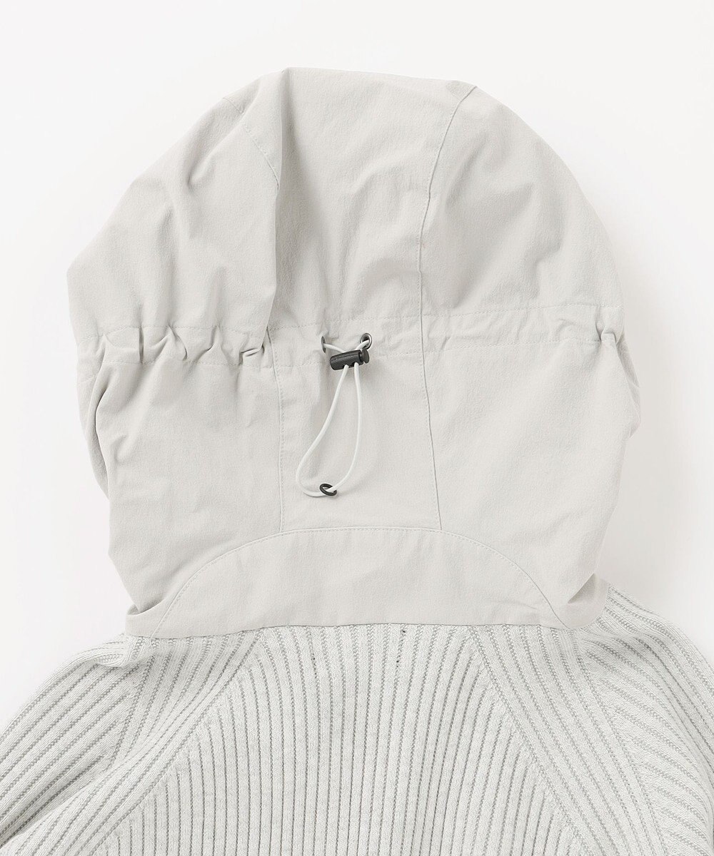JOSEPH ABBOUD MOUNTAIN 【日本素材・ストレッチ】コットンムリネ アウトドア ニット パーカー 