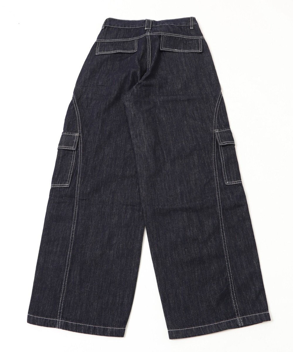 WEGO バンダナ付きリジットワイドデニム 