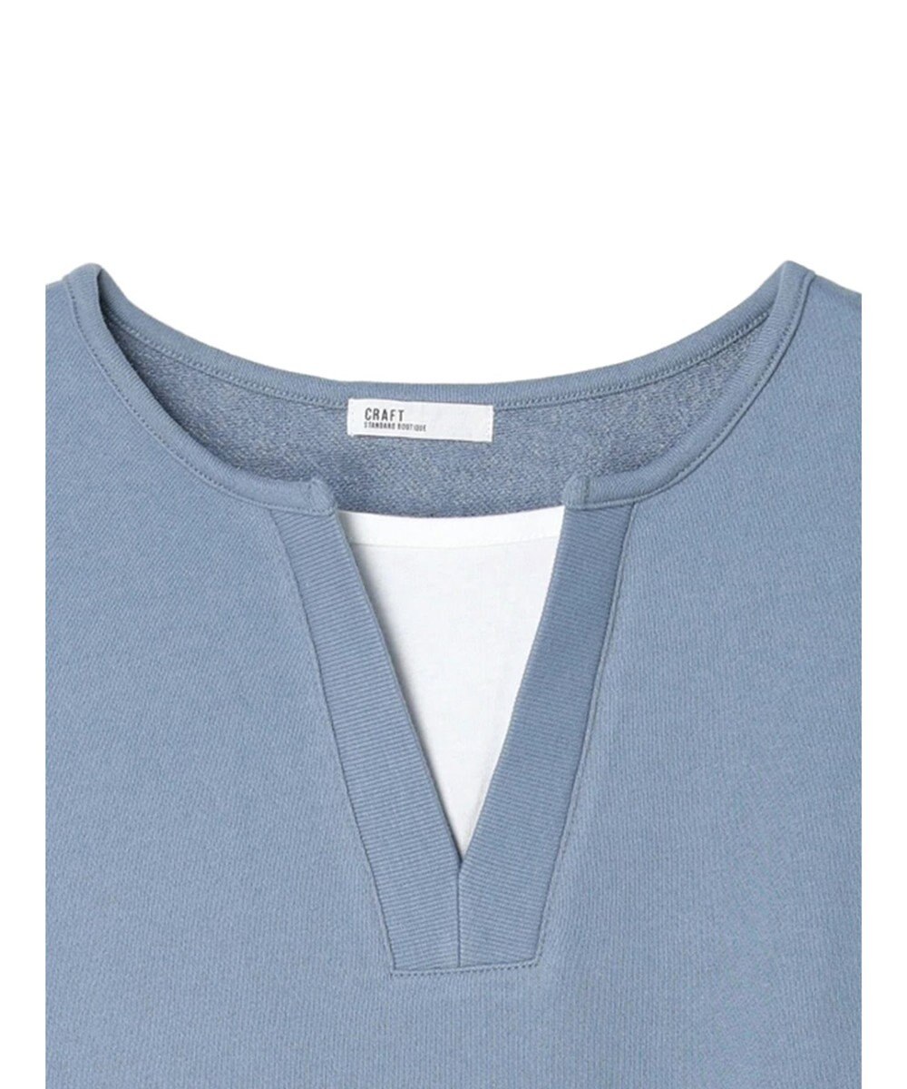 CRAFT STANDARD BOUTIQUE 　裏毛レイヤード風プルオーバー 