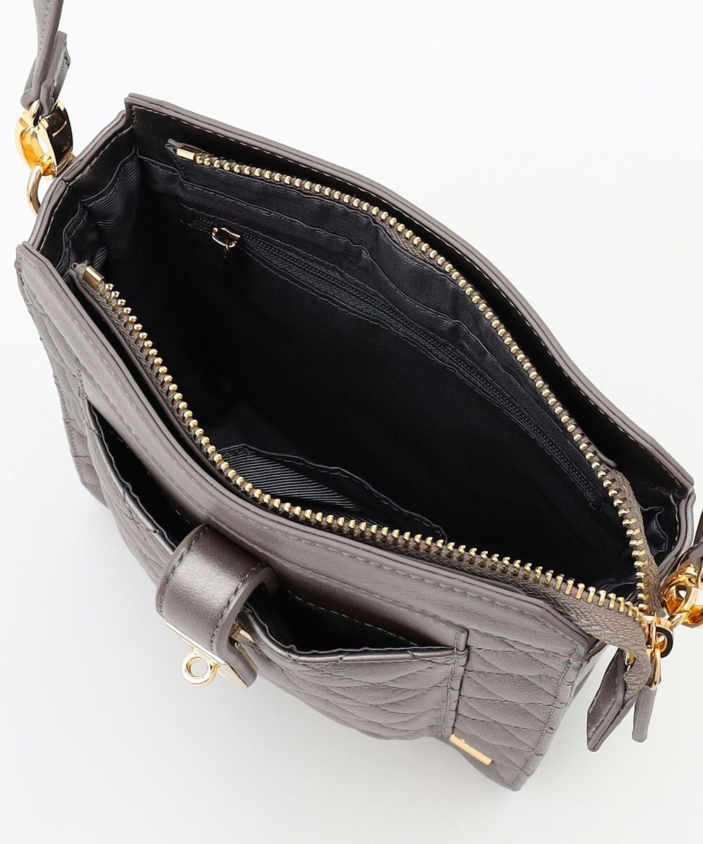 LA BAGAGERIE シープキルトWストラップスクエアショルダー 