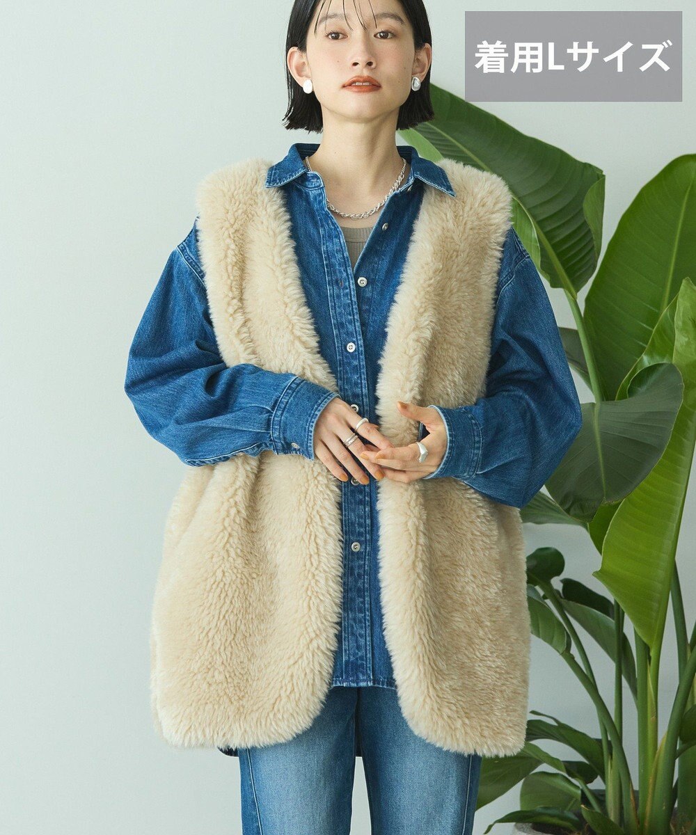 AMERICAN HOLIC 【選べる丈】ベア風ファーベスト 