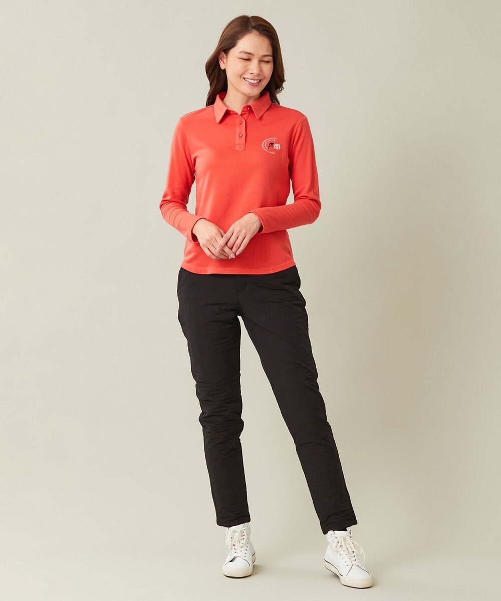 23区GOLF 【WOMEN】【吸湿発熱】グランサーモカノコ 裏起毛シャツ 