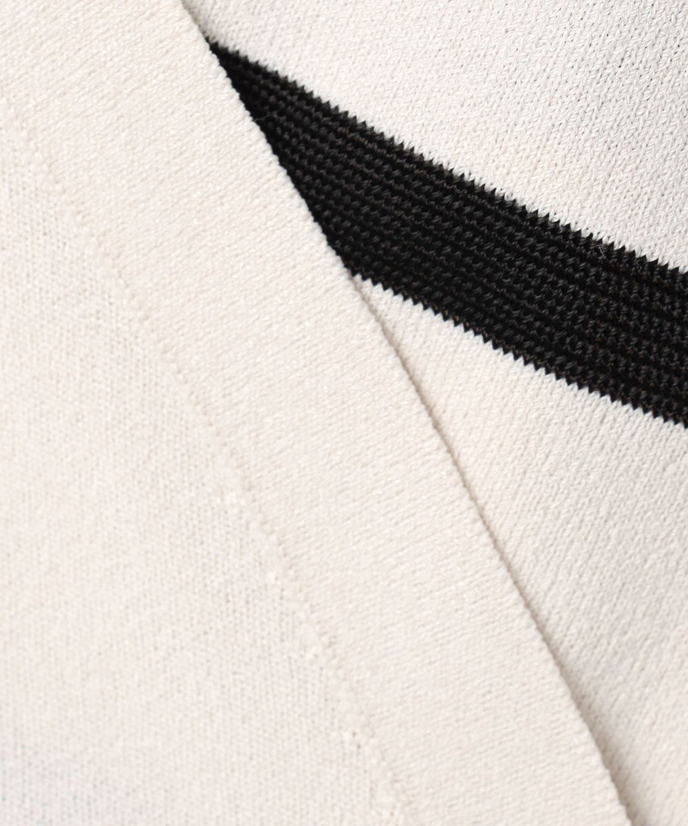 ICB 【先行予約】VIS/NYハイゲージランダムボーダー 半袖ニット 