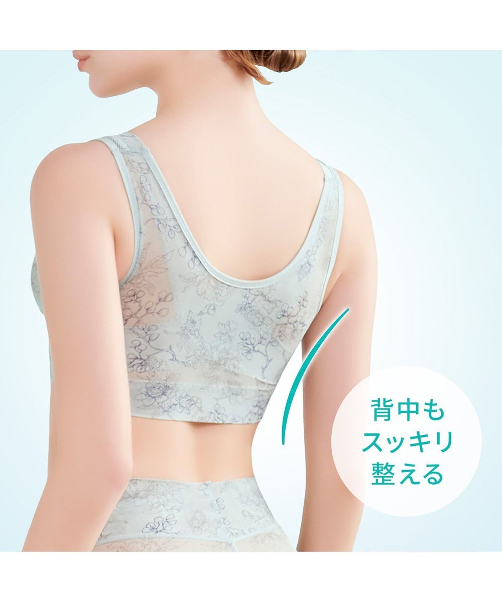 BRADELIS New York 【Yukine inc. 】ゆきねえモアソフト快適フルカップブラ23 接触冷感 吸汗速乾で快適に補正するノンワイヤーブラ 