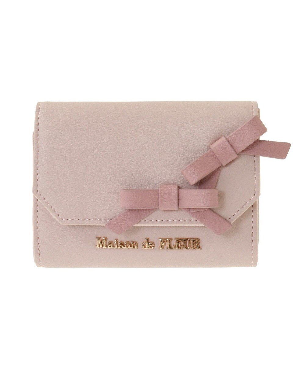 Maison de FLEUR プチリボンウォレット 