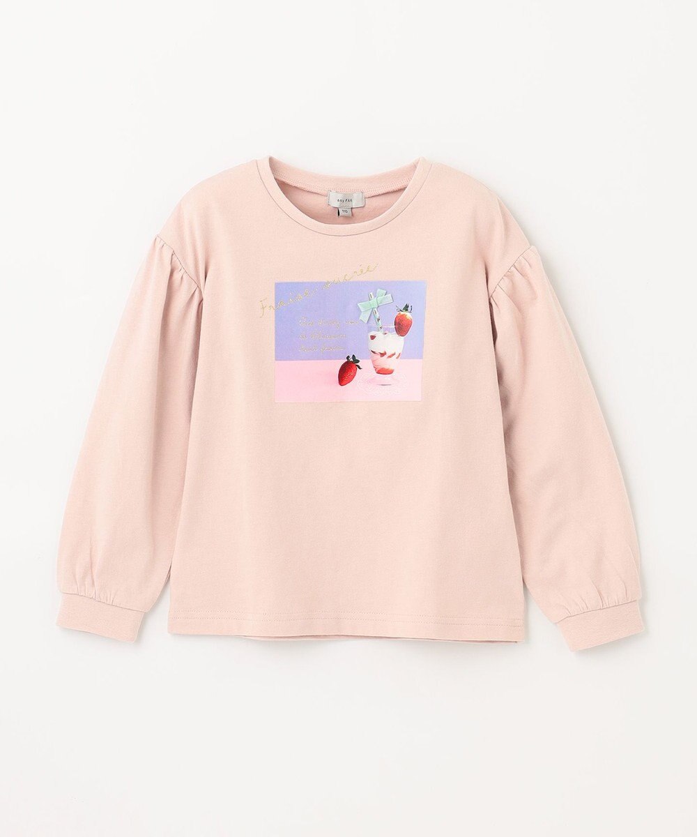 ANY KIDS フォトプリント 長袖 Ｔシャツ 