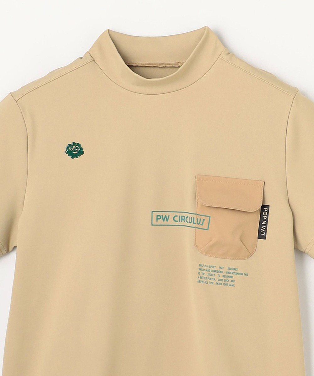 PW CIRCULUS 【WOMEN】ポケットモックネック ゴルフウェア レディース 