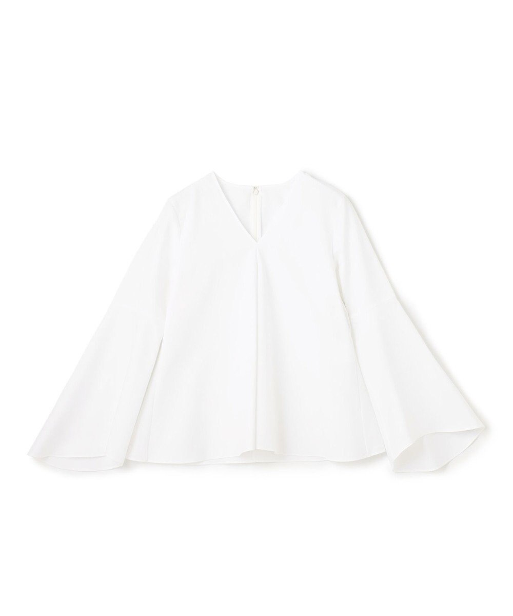 BEIGE， PERSIMMON / フレアーブラウス 