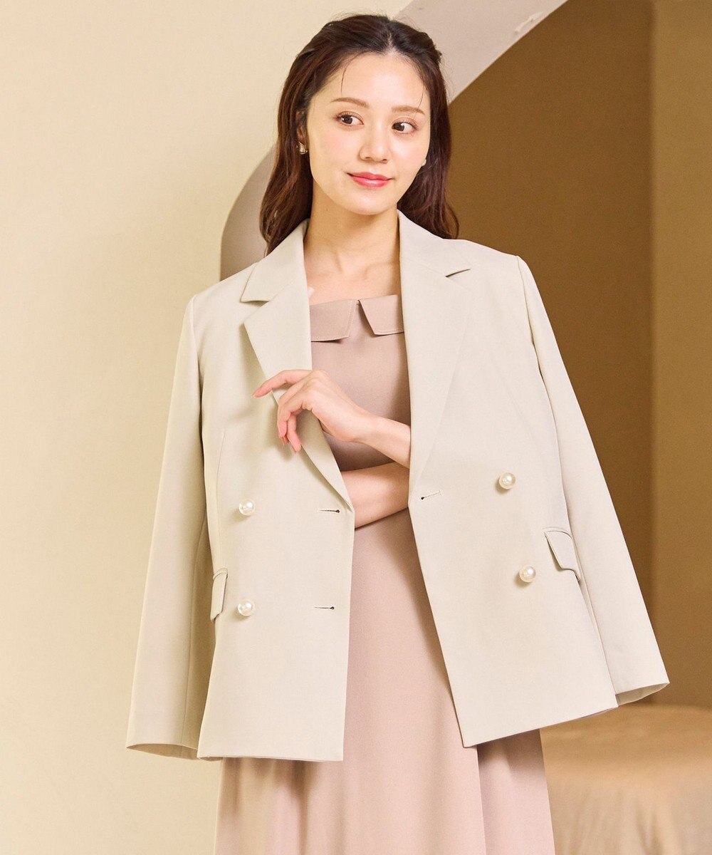 Feroux 【先行予約】パール釦テーラード ジャケット 