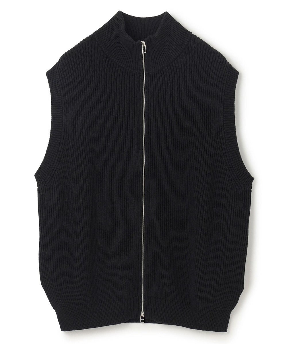 UNFILO MENS スウェットライク ジップベスト [24年秋冬商品] 