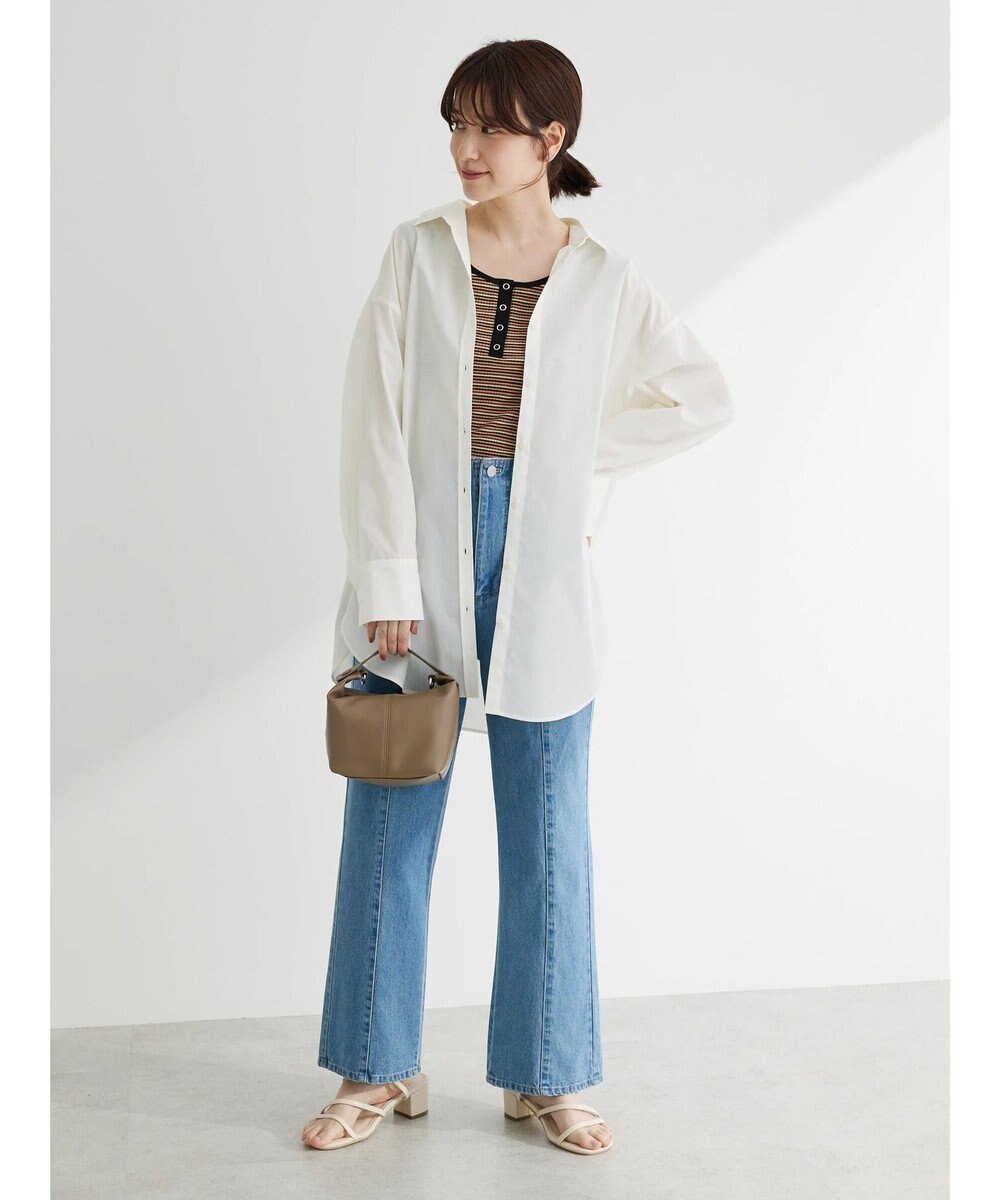 Green Parks ・ＥＬＥＮＣＡＲＥ　ＤＵＥ　バックスリットデニムパンツ 