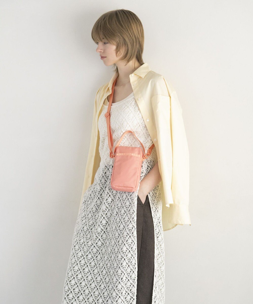 LeSportsac MINI PHONE CROSSBODY/コーラルパンチ 