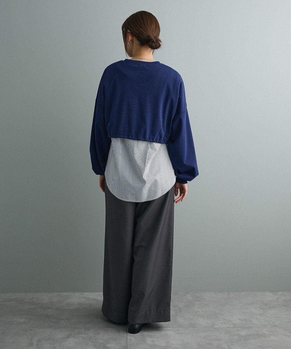 CRAFT STANDARD BOUTIQUE ポンチ＋布帛セットチュニック 