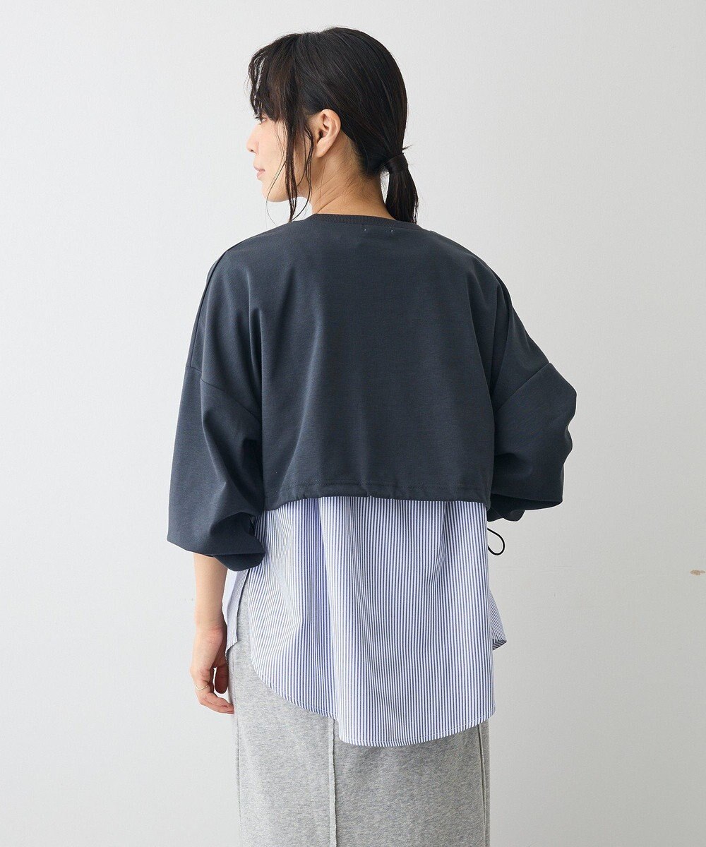 CRAFT STANDARD BOUTIQUE ポンチ＋布帛セットチュニック 