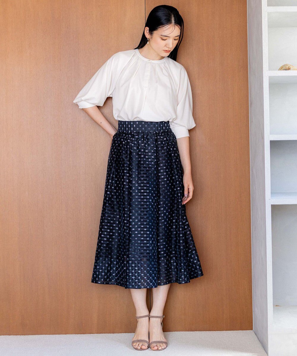 組曲 S 【WEB限定】シアーカルゼ ドルマンスリーブ ブラウス 