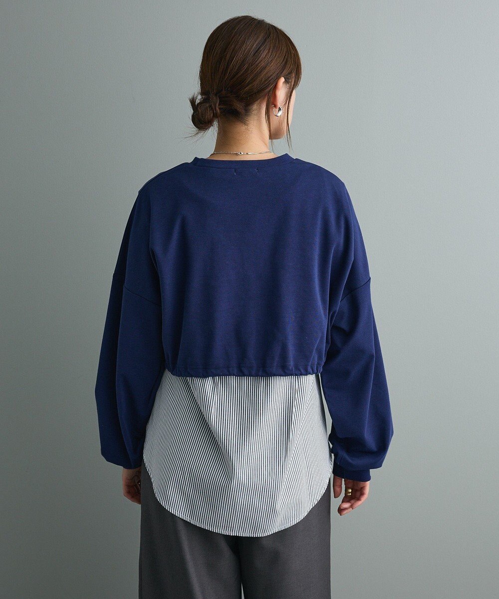 CRAFT STANDARD BOUTIQUE ポンチ＋布帛セットチュニック 