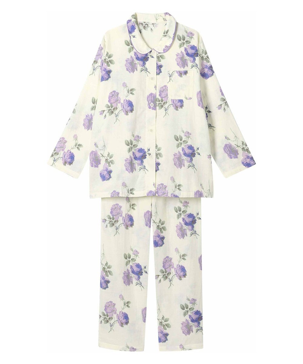 Wing パジャマ 長袖 長ズボン 綿100%(本体) 二重ガーゼ レディース EP5073 ウイング／ワコール 