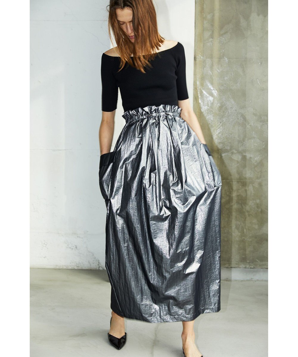 uncrave 【ご好評につき追加生産】ドライタッチ ニット オフショル トップス（uncrave WHITE） 