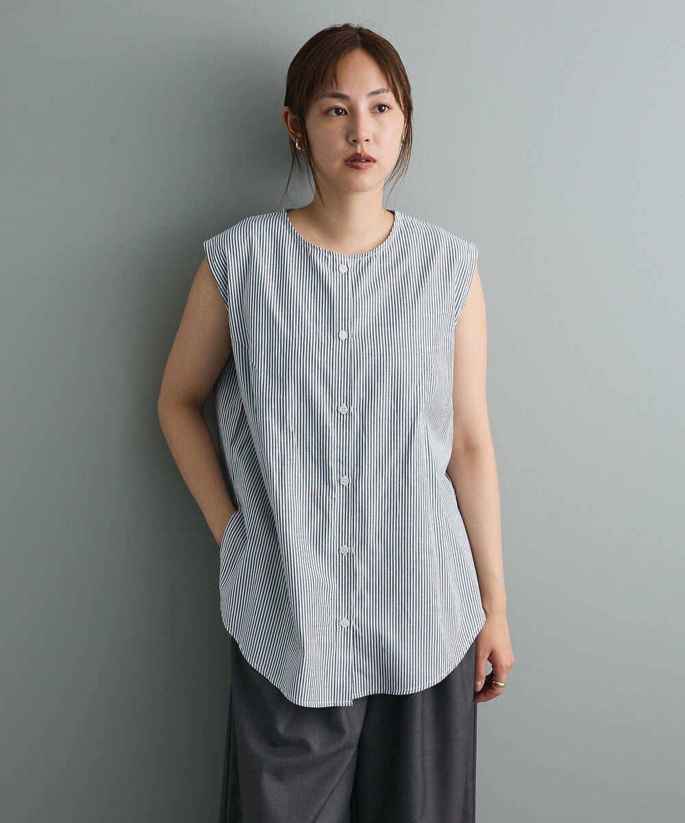 CRAFT STANDARD BOUTIQUE ポンチ＋布帛セットチュニック 