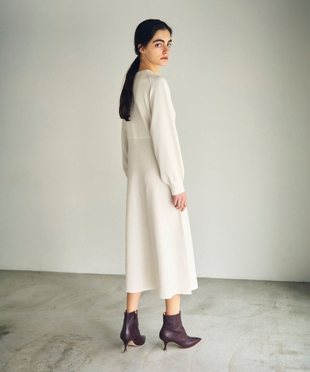 GRACE CONTINENTAL エスニック刺繍ニットワンピース 