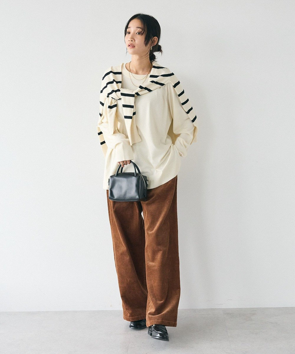 CRAFT STANDARD BOUTIQUE 洗える/とてもちラグランニットプルオーバー 
