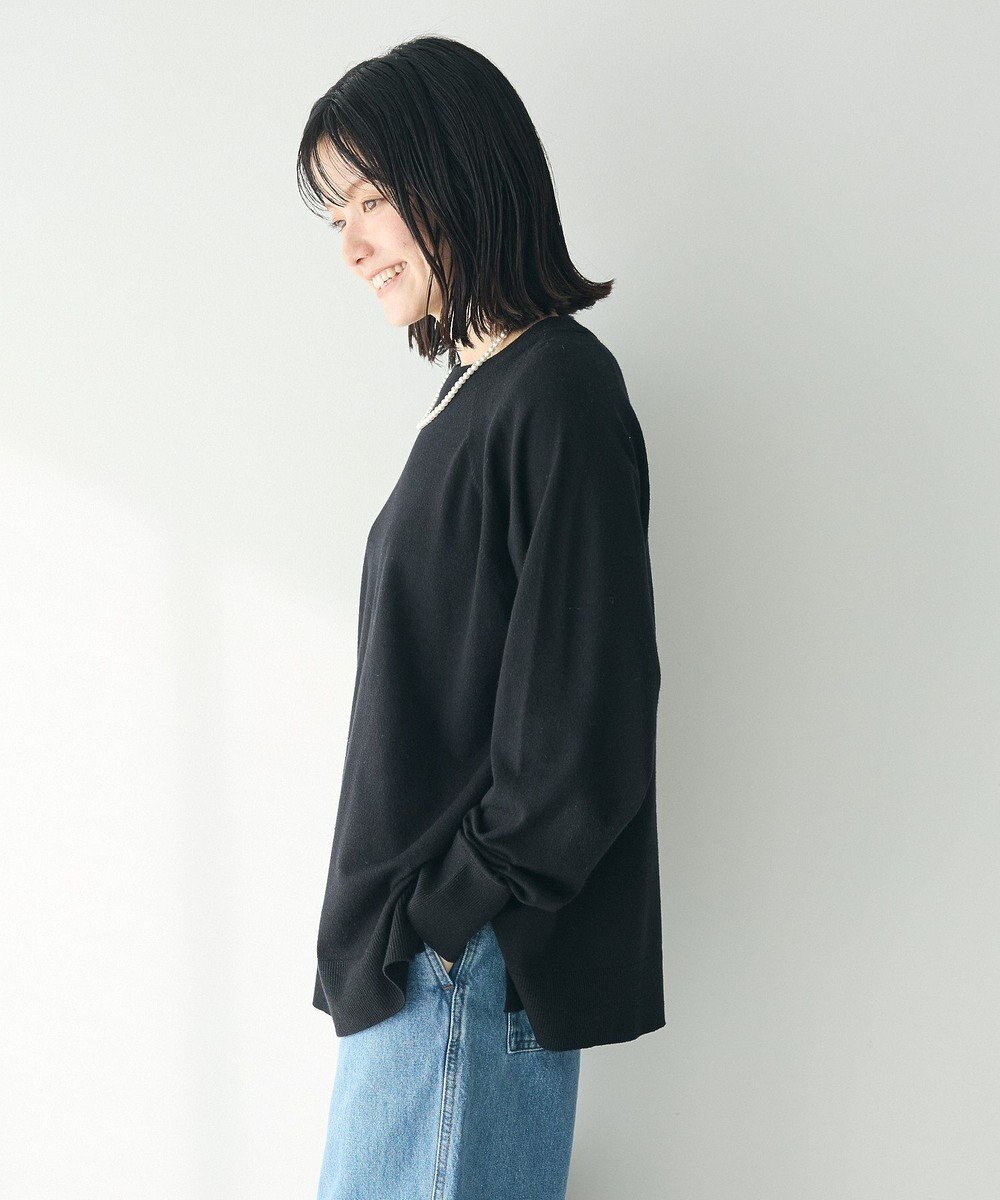 CRAFT STANDARD BOUTIQUE 洗える/とてもちラグランニットプルオーバー 