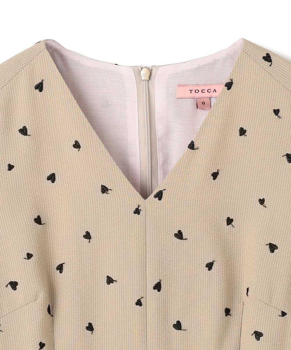 TOCCA 【星風まどかコラボ・大好評につき追加生産！】IN MY HEART ドレス 