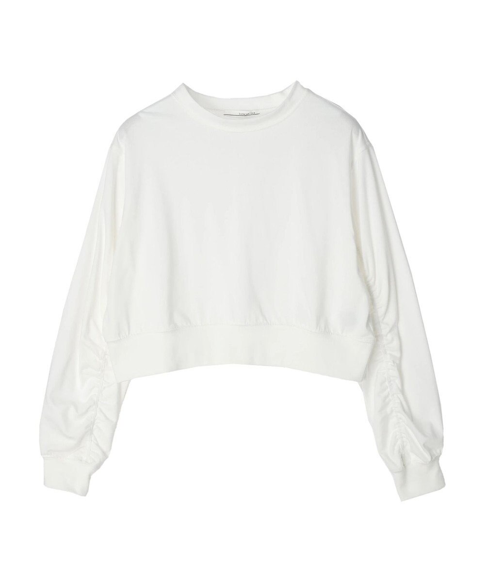 Green Parks ・ＥＬＥＮＣＡＲＥ　ＤＵＥシャーリング袖プルオーバー 