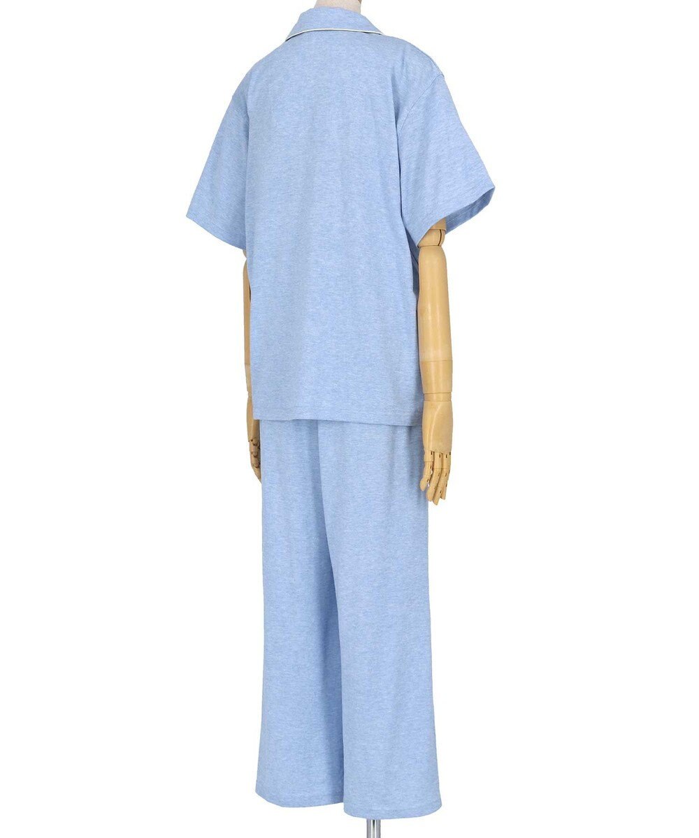 une nana cool MADE WITH LIBERTY FABRIC 綿混ビンテージ杢天竺 半袖パジャマ 