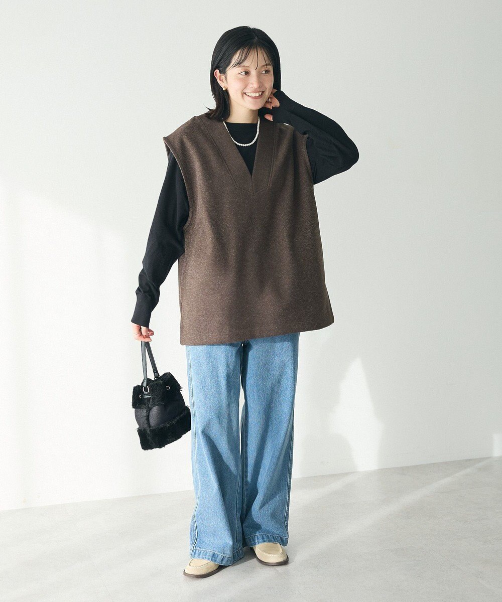 CRAFT STANDARD BOUTIQUE 洗える/とてもちラグランニットプルオーバー 