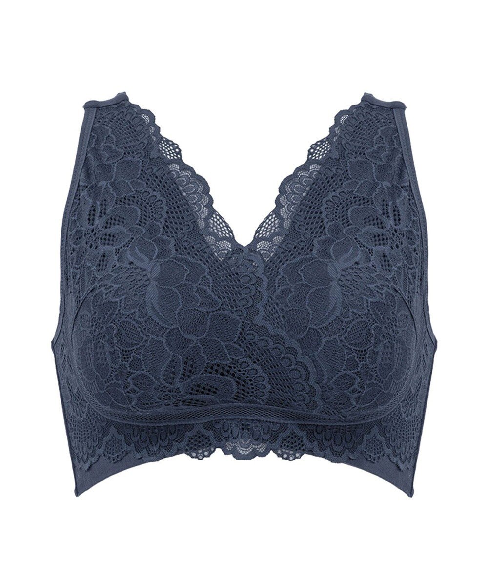 BRADELIS New York 【BRADELIS Me / ノンワイヤー・バストアップ】 カシュクールレーシィナイトブラ 