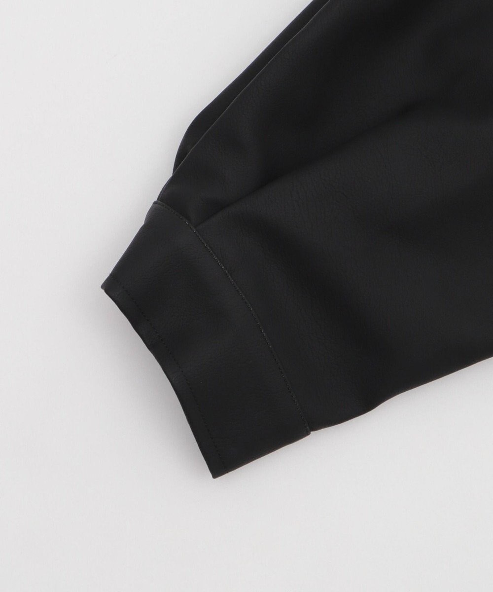 WEGO 【25年秋冬新作/ユニセックス着用ITEM/SMLサイズ展開】PUダブルZIPフライトブルゾン 