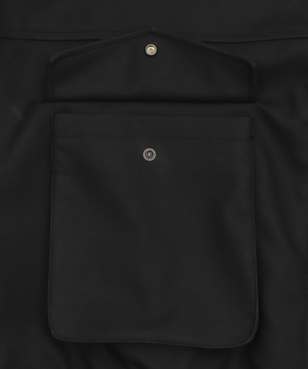 WEGO 【25年秋冬新作/ユニセックス着用ITEM/SMLサイズ展開】PUダブルZIPフライトブルゾン 