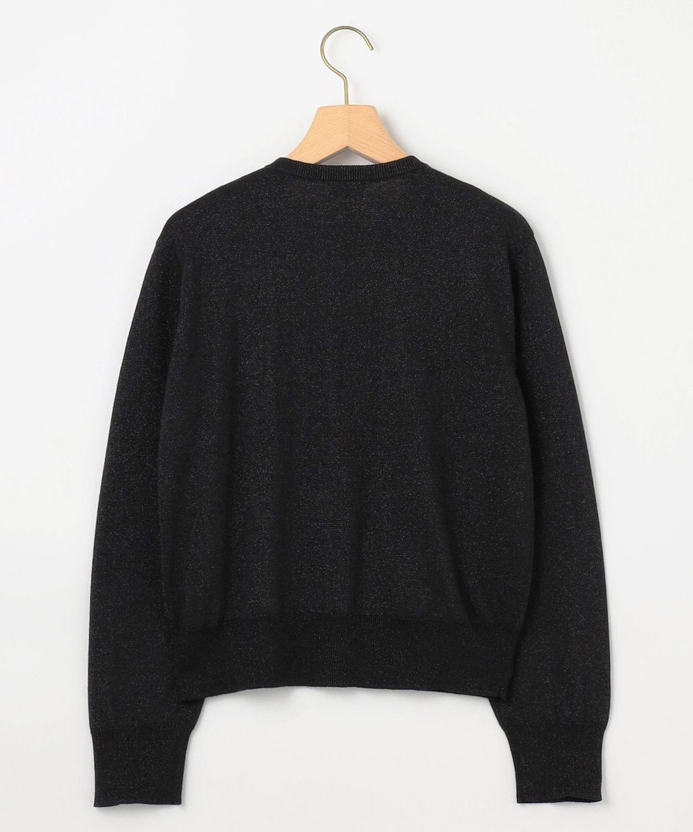 組曲 S 【WEB限定・2SET】5分袖ラメ入りアンサンブルニット 