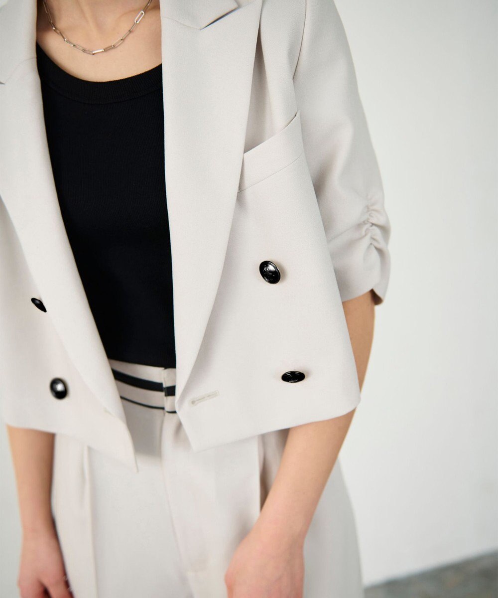 GRACE CONTINENTAL ショートテーラージャケット 