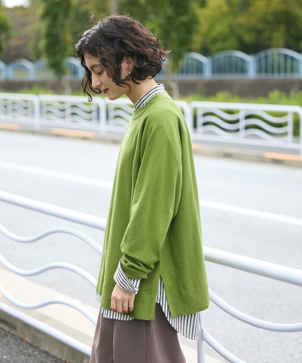 CRAFT STANDARD BOUTIQUE 洗える/とてもちラグランニットプルオーバー 