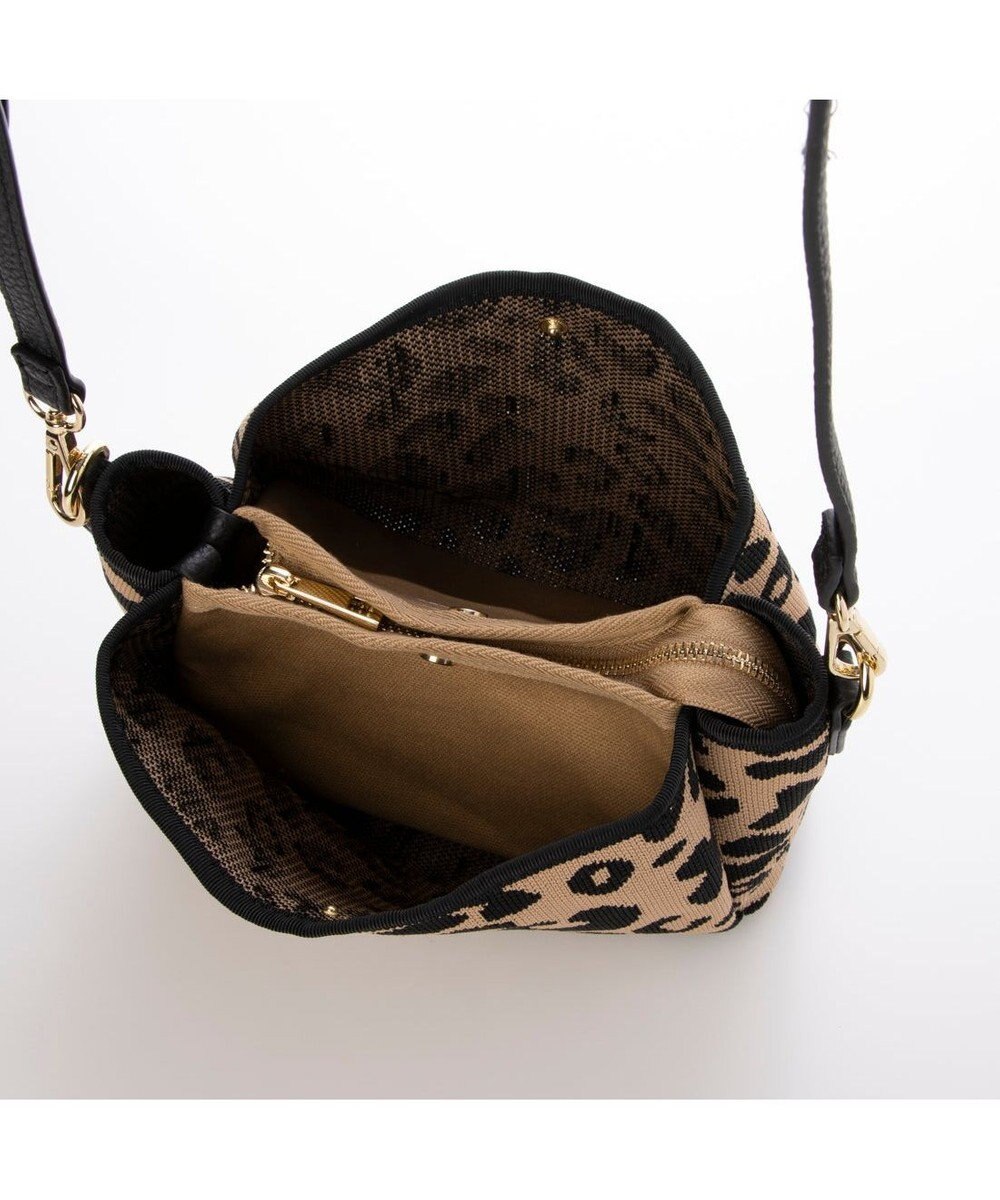 UNBILLION カシュカシュ cachecache / 柄アソートジャガード三つ口ショルダーバッグ 